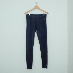 Smartwool Merino 250 Wool Base Layer Bottom Leggings Pants Blue Women's Large